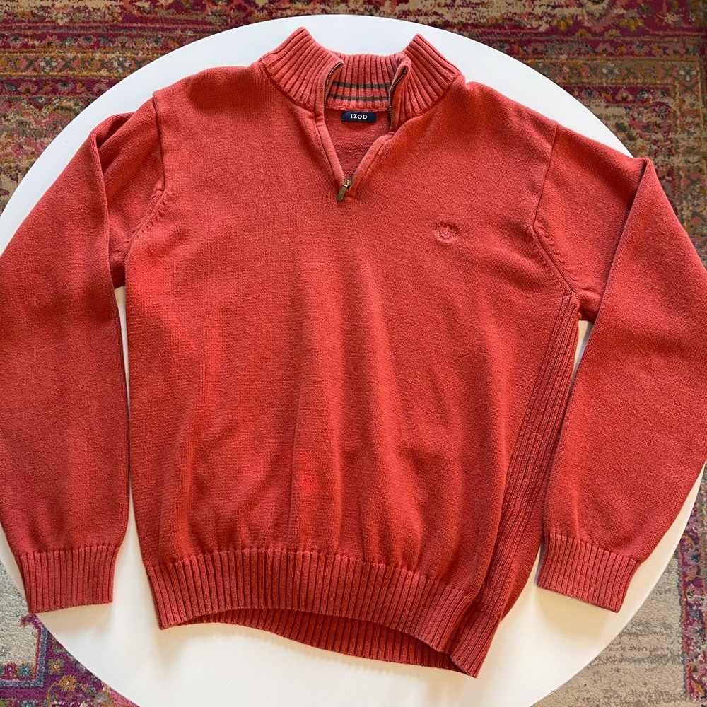 Izod Zip Neck Sweater